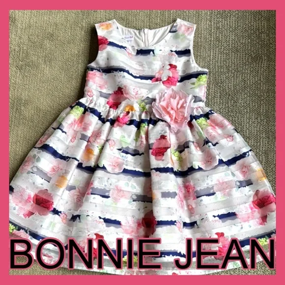 BONNIE JEAN Dressy Floral Striped Girl’s
Dress Sz 4 ~ Perfect for Easter - Picture 13 of 13